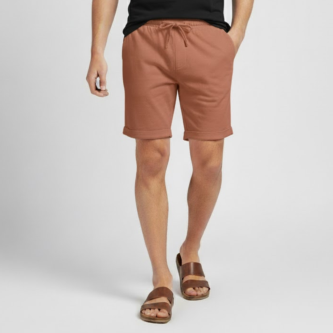 Men's Summer Linen Bermuda Shorts