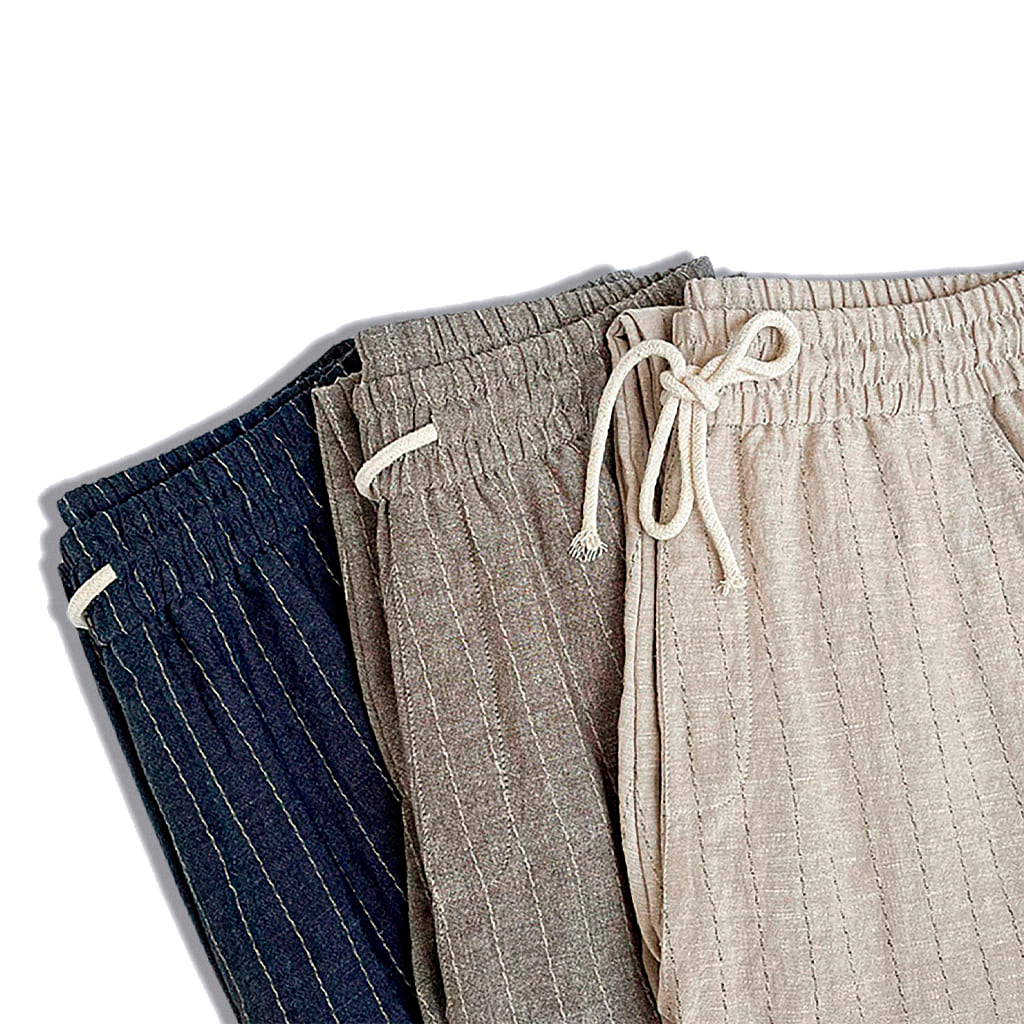 Men's Linen Trousers Cassis