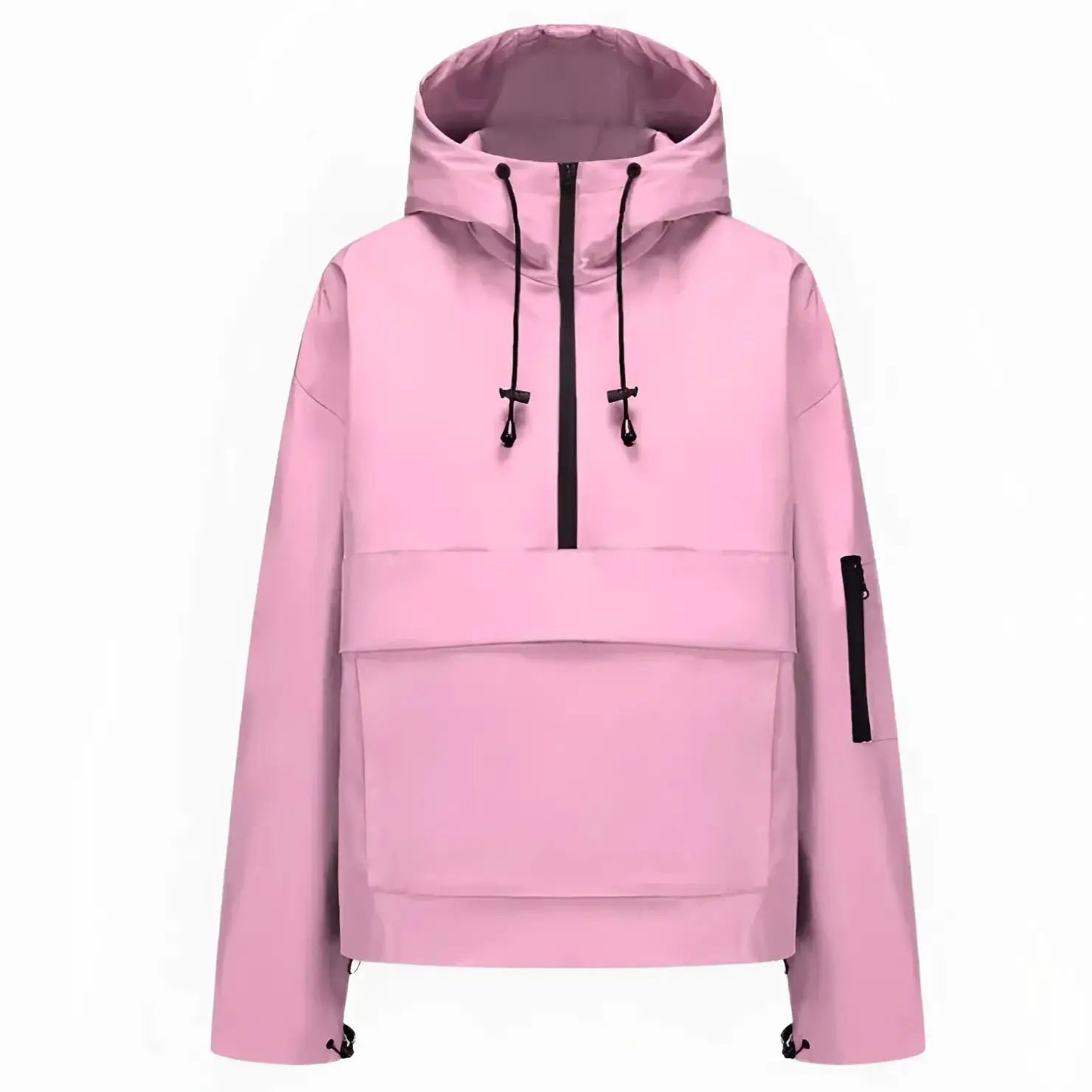 Short Oversized Rain Jacket
