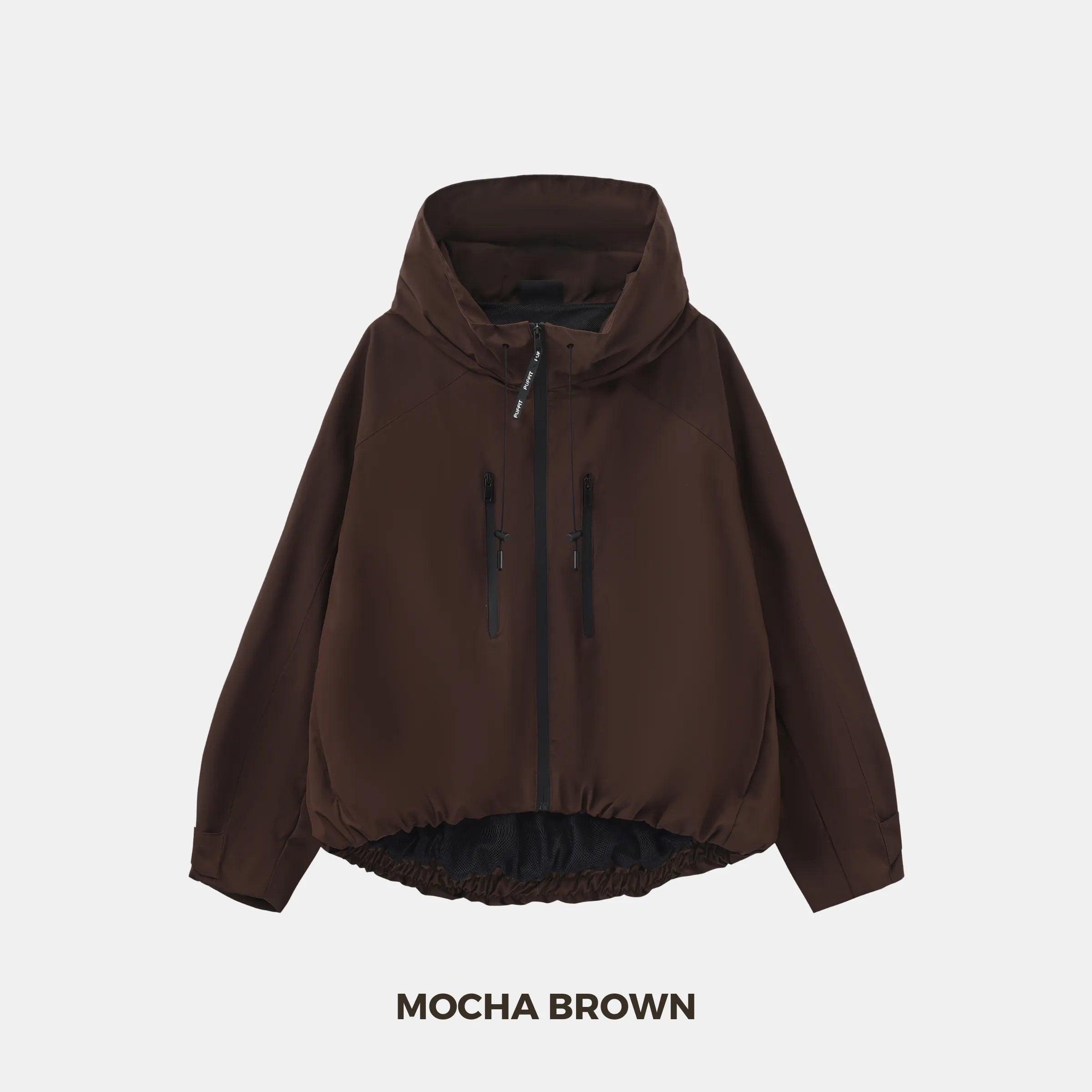 Short Oversized Rain Jacket