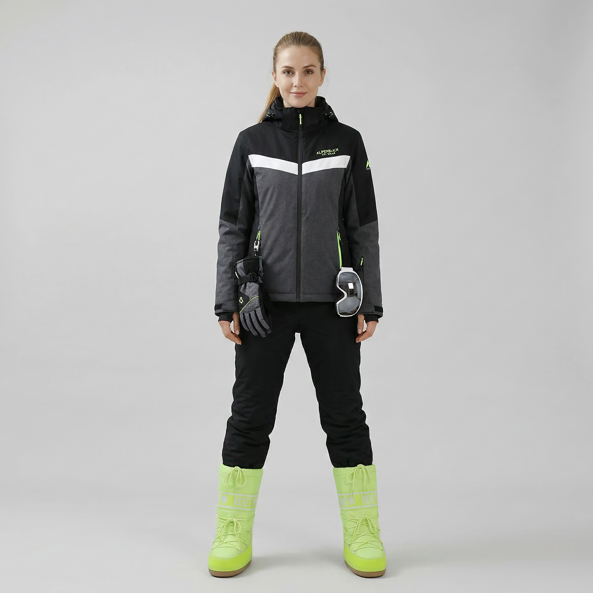 Women’s Waterproof Snow Boots – Insulated Winter Boots for Skiing & Snow