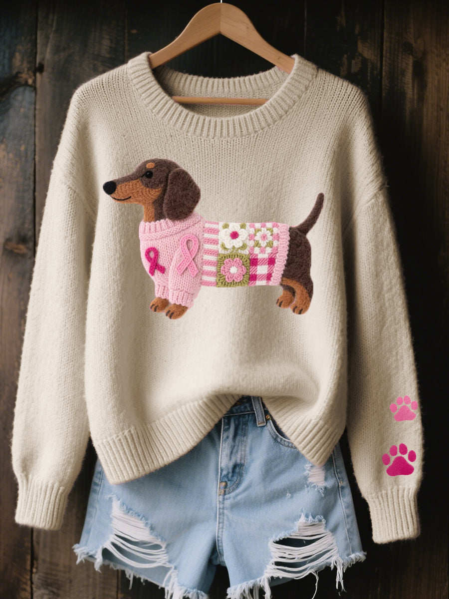 Navelin | Dachshund Motif Sweater