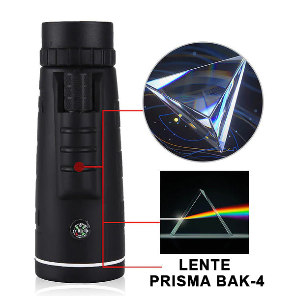 Telescopio Portátil con Visión Nocturna 500x Estrella 🎁