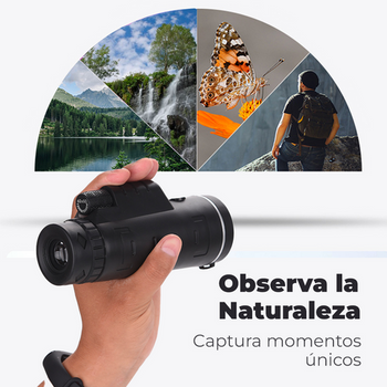 Telescopio Portátil con Visión Nocturna 500x Estrella 🎁